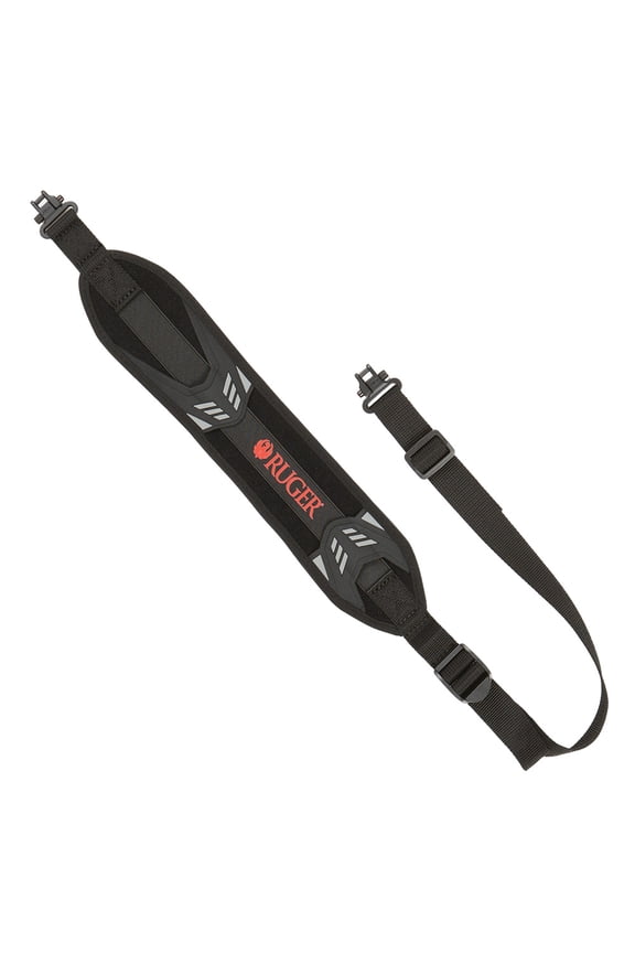 Mesa Neoprene Rifle Sling with Swivels, Black, Ambidextrous, 27834, Neoprene, 27834