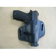 Ruger P85, P89, P90, P93, P94, P95, P97, P345 Leather 2 Slot Molded Pancake Belt Holster