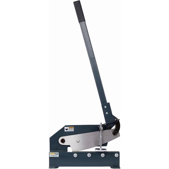 Rugerasy 12 IN Manual Sheet Metal Shears,Mounting Type High Precision,Metal Cutter Scissors,Manual Shearing Machine For Crafts Thick St,Gray