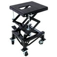 thumbnail image 1 of Rugerasy 300 Lbs Hydraulic Motorcycle Scissor Jack Lift Foot Step Portable Jack Lift Table With 4 Wheels For Small Dirt Bikes, 1 of 7