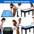 thumbnail image 1 of Rugerasy 5 in 1 Multi-Game Table,Combo Game Table with Billiards,Push Hockey,Foosball,Ping Pong,Basketball for Adults,Portable Multi Game Combination Table Set for Home,Game Room,Black/blue, 1 of 7