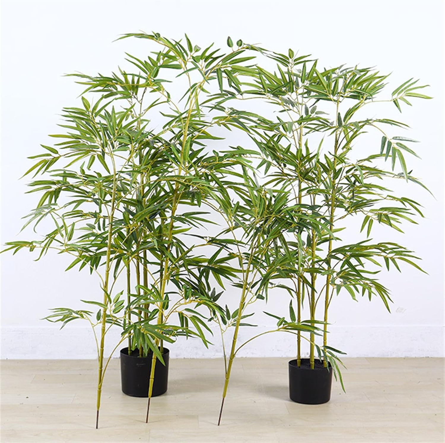 Rugerasy 5 Inch 5 Rod Artificial Bamboo Tree, Garden Decor, Faux Bamboo ...