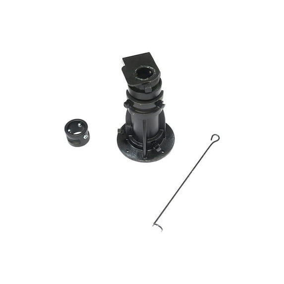 Rugerasy C5G1216 Gooseneck Adapter Adjustable Cushioned Fifth 5th Wheel to Gooseneck Adapter for Camper/RV/Trailer's Kingpin Box - 12"-16"
