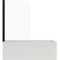 thumbnail image 1 of Rugerasy Frameless Tub Shower Door, 32" W x 55" H, Tempered Glass, 1 of 8