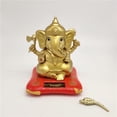thumbnail image 1 of Rugerasy Hindu Ganesha Elephant Figures Dancing Toys For Car Dashboard Decoration, Solar Powered, Ganesha Figurines Miniature Zen Meditation Decor,For Window Desk, 1 of 5