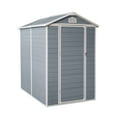 thumbnail image 1 of Rugerasy Sheds & Outdoor Storage, Storage Shed With Air Vents, Lockable Resin Handle, Side Window, Waterproof Storage Shed For Backyard, Lawn, 1 of 8