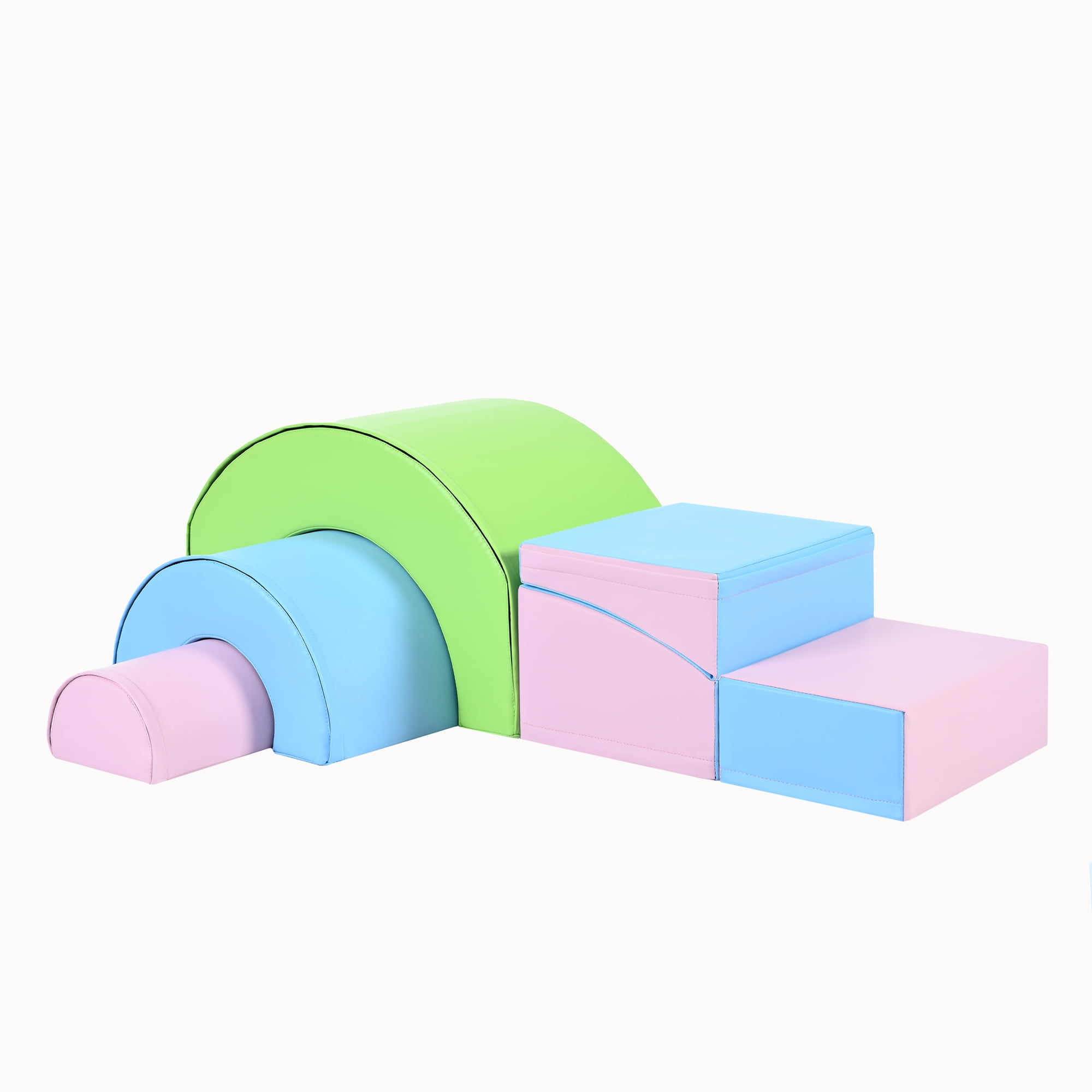Rugerasy Toddler Climbing Toys, 5 Pcs Climb And Crawl Playset, Infants ...