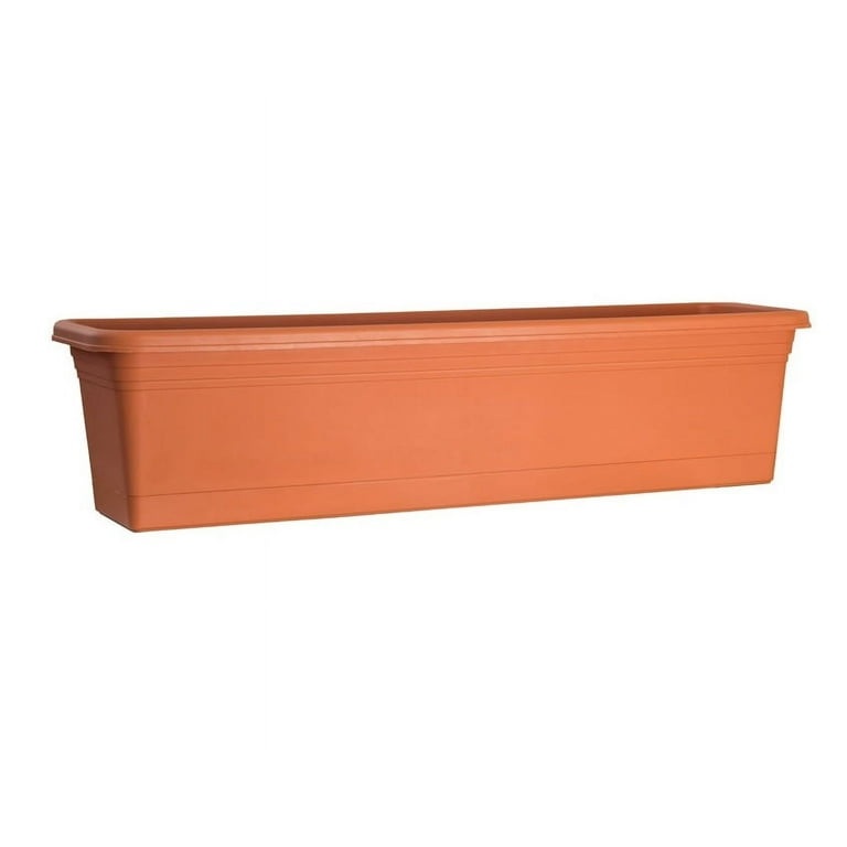 Rugg Polyresin Window Box Terracotta