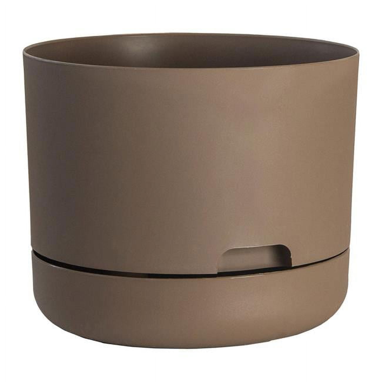 Rugg LR1206-CAP Planter, Cappuccino, Polyresin, 12 inch - Walmart.com