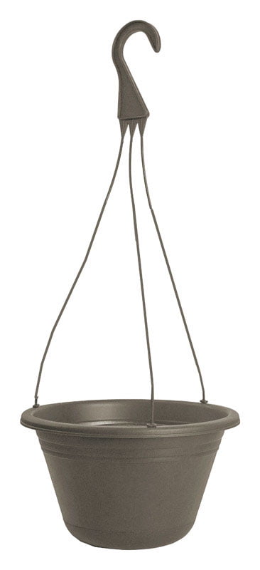 Rugg Polyresin Hanging Basket Cappuccino Rugg Polyresin Hanging Basket Cappuccino