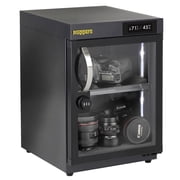 Ruggard 30L Electronic Dry Cabinet for Cameras and Lenses with Touchscreen Control, Silent Operation, Adjustable Shelves, LED Light and Combination Lock, Black