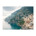 thumbnail image 1 of Rugged Amalfi - Positano Campania Italy Photography Coastal Landscape Architecture Scenic Ocean Travel Poster Harbor Unframed Wall Art Print 9 x 12 inches, 1 of 7