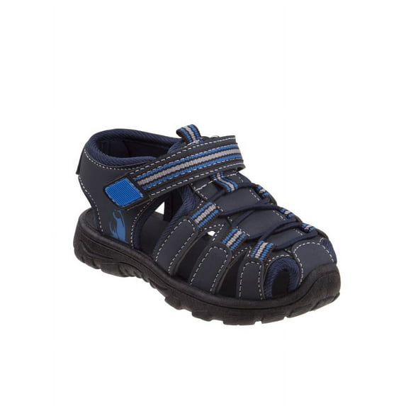 Rugged Bear Boy Closed, Toe Kids Sport Sandals, Navy Blue, 12