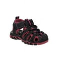 thumbnail image 1 of Rugged Bear Boy Closed Toe Sport Toddler Sandals, Blk  Fuchsia, 8, 1 of 5