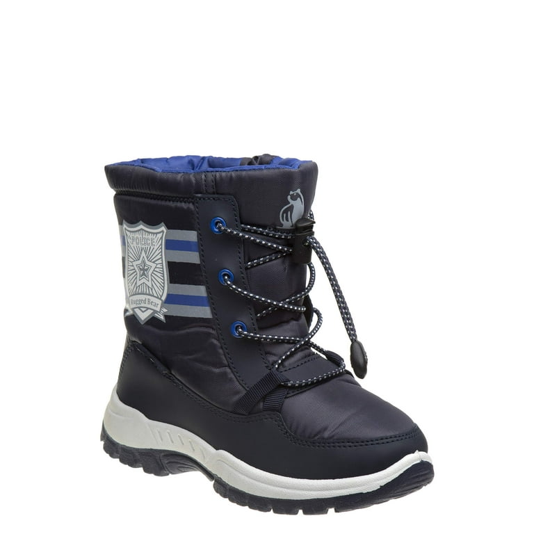 Elastic Boys Moon Boots Rugged Bear Boys' Elastic Strands Slip On