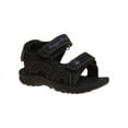thumbnail image 1 of Rugged Bear Boys Open Toe Doule Hook & Loop Toddler Sport Sandals - Black, 9, 1 of 5
