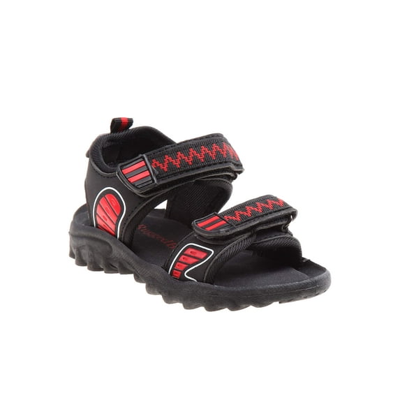 Rugged Bear Boys' Plastic Patch Sandals