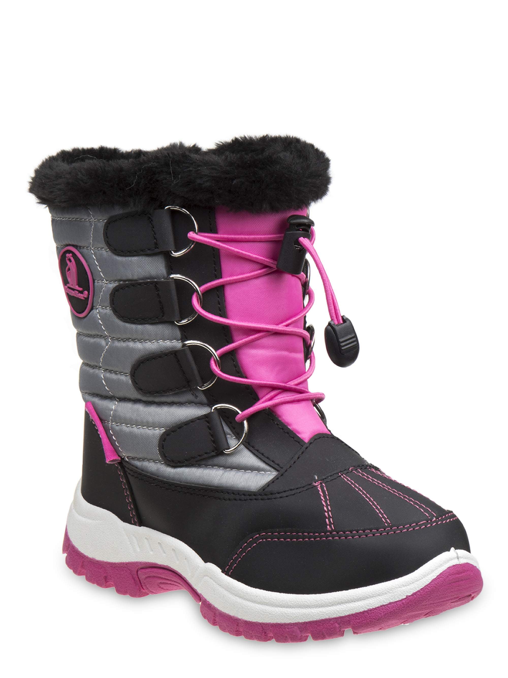 Rugged Bear Bungee Insulated Snow Boot (Toddler Girls)