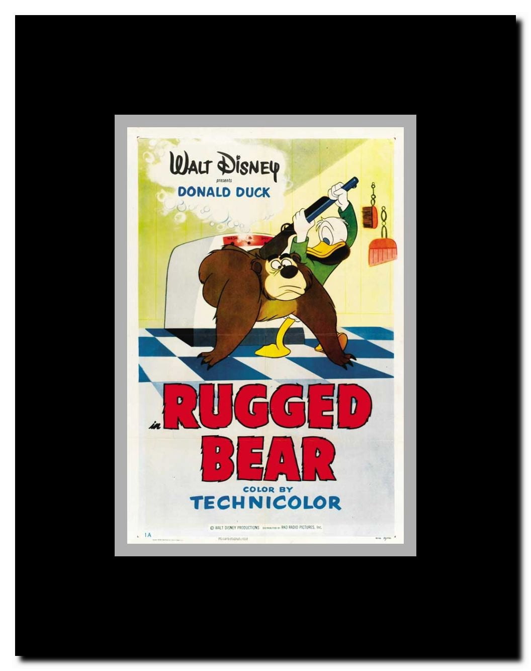 Rugged Bear Framed Movie Poster