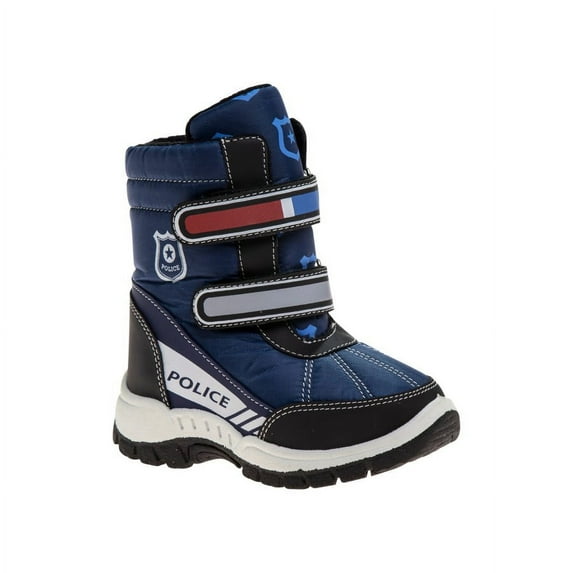 Rugged Bear Little Kids Boys Snow Boots - Navy/Black, 3