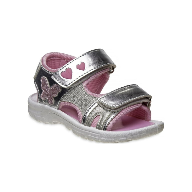 Glitter two strap sandals deals