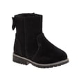 thumbnail image 1 of Rugged Bear Toddler Girls Low Top Boots, Jet Black, 7, 1 of 5