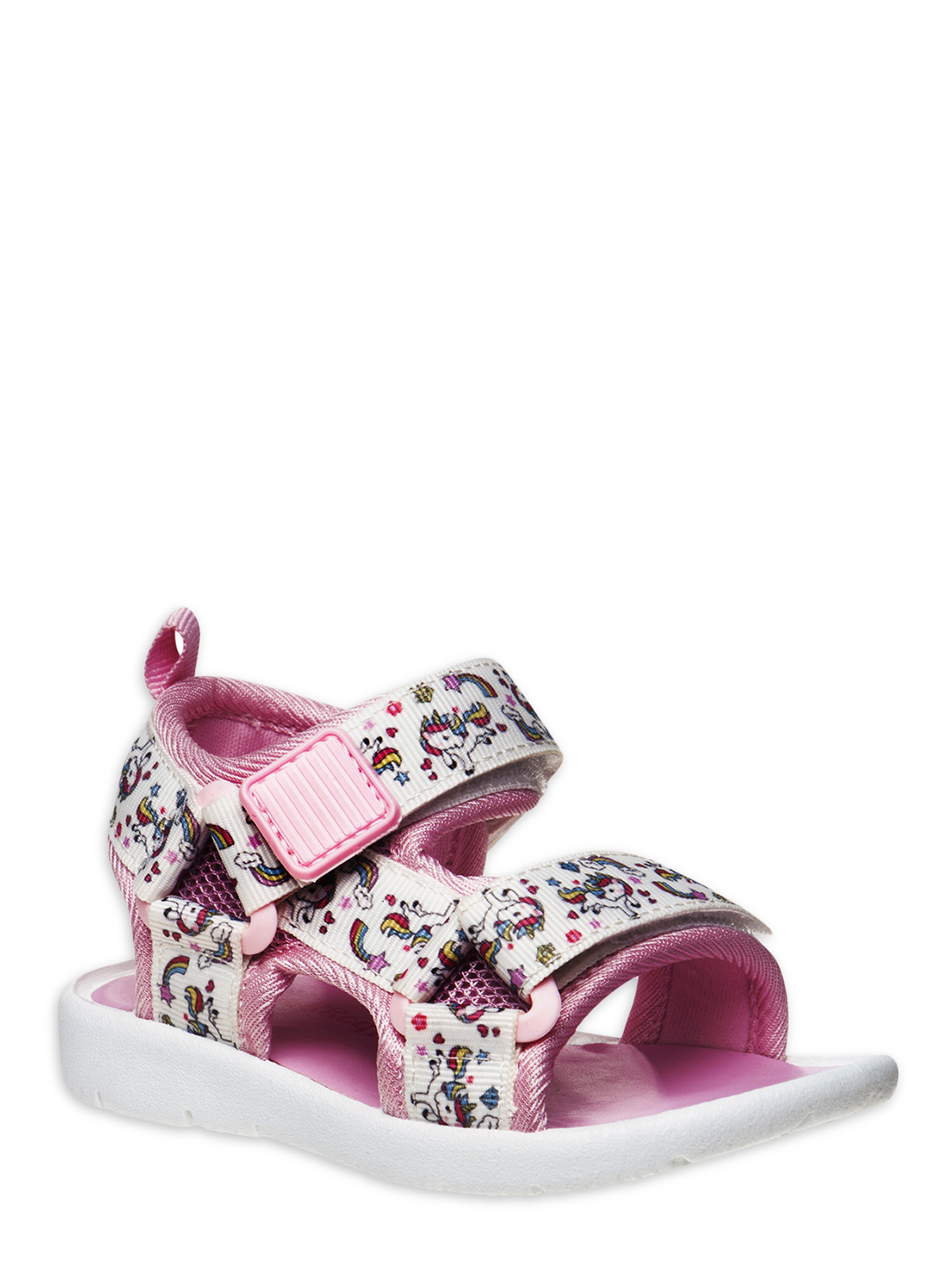 Rugged Bear Unicorn & Rainbows Two Strap Athletic Sandals (Toddler Girls) - image 1 of 5