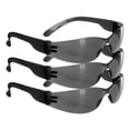 thumbnail image 1 of Rugged Blue Adult Unisex Small Faces Safety Sunglasses Work- Gray - 3PK, 1 of 2