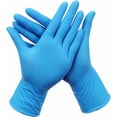 thumbnail image 1 of Nitrile Gloves - 4 mil - Box of 100 (S, M, L, XL, 2XL) | 100% Nitrile Gloves | Durable & Easy-to-Wear | Blue, 1 of 6