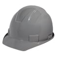 thumbnail image 1 of Rugged Blue Defender Cap Style Hard Hat 4-Point Ratchet Suspension - Gray, 1 of 2