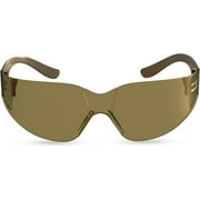 Rugged Blue Diablo Safety Glasses - Brown/Dark Amber Individual