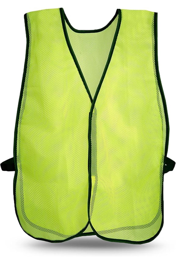 Hi-Vis Mesh Safety Vest, Hi-Vis Yellow, XL