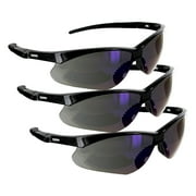Rugged Blue Mojave Protective Eyewear Safety Glasses - Blue Mirror Lens - 3 PK
