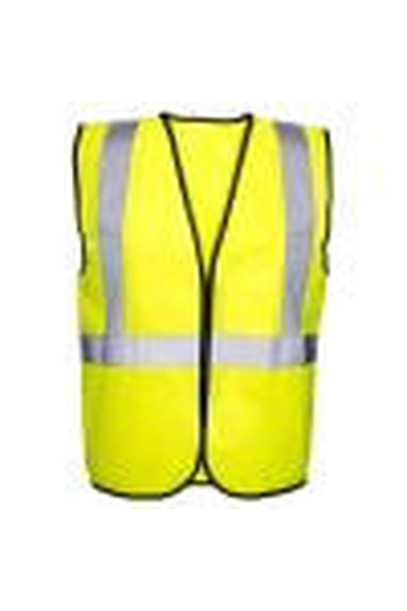 Type R Class 2 High-Vis Economy Safety Vest, High Vis Yellow, 4XL/5XL