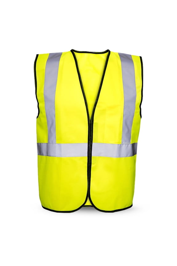 Type R Class 2 High-Vis Economy Safety Vest, High Vis Yellow, L/XL