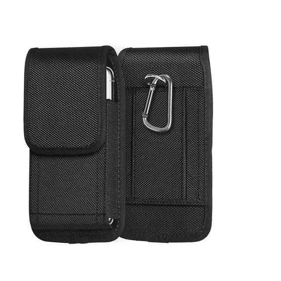 Rugged Carabiner Belt Loop Case with NO CLIP is Compatible with iPhone 15 Pro Max, 14 Pro Max, iPhone 13 Pro Max and iPhone 14 Plus, iPhone 15 Plus with any cover on