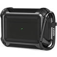 thumbnail image 1 of Rugged Case for AirPods Pro, KMMIN AirPods Pro Case Cover Military Hard Shell Full-Body Protective Cover Skin Shockproof AirPods Pro Accessories with Keychain?Front LED Visible?, 1 of 3
