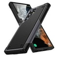 thumbnail image 1 of Rugged Case for Apple Samsung Galaxy S24 Ultra with 1 Pack Screen Protector, Military Grade Protective Anti-Slip Bumper Drop Proof Dual Layers TPU PC Back Cover for Samsung Galaxy S24 Ultra, Gray, 1 of 8