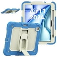 thumbnail image 1 of Rugged Case For Apple iPad Air 11 (2024) – 3-Layer Protection Shockproof Stand Cover with Screen Protector, Adjustable Stand, Shoulder Strap, & Pencil Holder -- Skyblue, 1 of 10