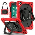 thumbnail image 1 of Rugged Case For iPad 5th 6th Generation 9.7 inch & Air 2 & Pro 9.7 Shockproof Cover with Rotatable Stand & Pencil Ring & Strap, 1 of 9
