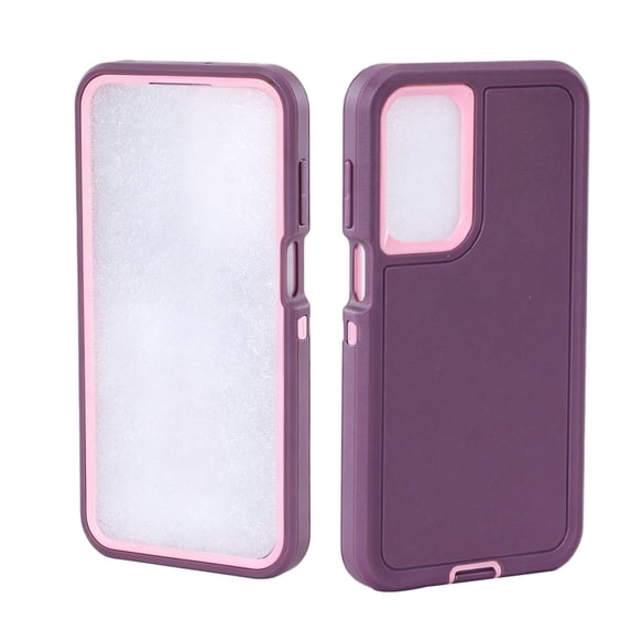 Rugged Case for Samsung Galaxy A16 5G, Heavy Duty Triple-Layers Military Grade Shockproof Cover, Scratch Resistant Non-Slip Camera Lens Protection Hybrid Case for Samsung Galaxy A16 5G, Purple