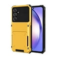thumbnail image 1 of Rugged Case for Samsung Galaxy A16 5G Wallet with Hidden Card Holder Case, Hybrid 2-in-1 Dual Layers Military Grade Protection Shockproof Heavy Duty Phone Cover for Samsung Galaxy A16 5G, Yellow, 1 of 8