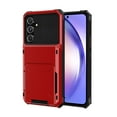 thumbnail image 1 of Rugged Case for Samsung Galaxy S25 Wallet with Hidden Card Holder Case, Hybrid 2-in-1 Dual Layers Military Grade Protection Shockproof Heavy Duty Phone Cover for Samsung Galaxy S25, Red, 1 of 8
