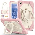 thumbnail image 1 of Rugged Case for Samsung Galaxy Tab A11+ Plus 11 Inch 2025 SM-X230 X235, Rotating Kickstand Heavy Duty Protective PC TPU Hybrid Bumper Cover with Pen Holder for Galaxy Tab A11+ 11",Rosegold, 1 of 8