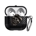 thumbnail image 1 of Rugged Case for AirPods 4 & 5, Fiber Patterns Shockproof Cover for AirPods 4th / 5th Gen with Skull Switch and Carabiner, 1 of 6