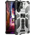 thumbnail image 1 of Rugged Case for Samsung Galaxy S22 Heavy Duty Hybrid Case with Built-in Kickstand Magnetic Shockproof Case Men Boys For Samsung Galaxy S22,Silver, 1 of 7
