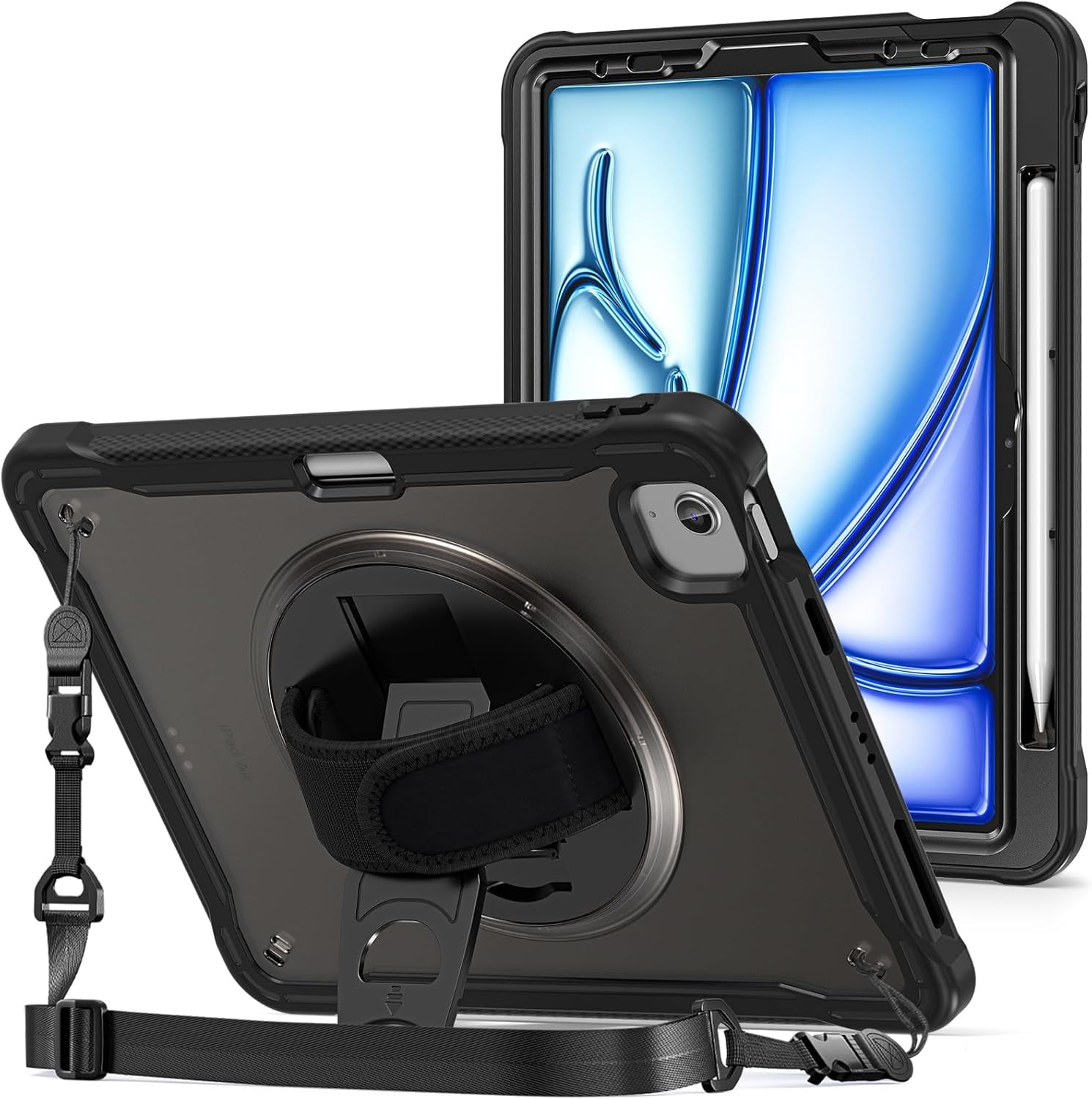 Rugged Case for iPad Air 11 inch (M2) 2024/ Air 5th / 4th Gen 10.9