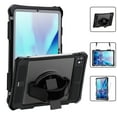 thumbnail image 1 of Rugged Case for iPad Pro 11 Inch 2024 Waterproof Shockproof Dustproof, Built-in Screen Protector & Lens Protector & Pen Slot & Support Magic Keyboard & Kickstand & Shoulder Strap Case, Black, 1 of 12