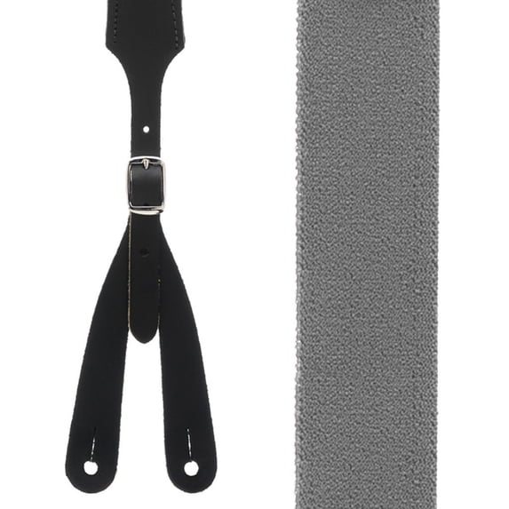 Rugged Comfort Suspenders - Button THUNDER