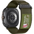 thumbnail image 1 of Rugged Nylon Band for Galaxy Watch Ultra Bands 47mm for Men Women,One Click No Gap Fabric Woven Wristbands Adjustable Sport Strap for Samsung Galaxy Watch 7 Ultra Band 47 mm for Man,XL, 1 of 14